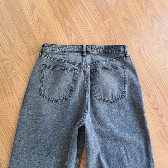 ABERCROMBIE & FITCH CURVE LOVE THE LOOSE HIGH RISE JEANS BAGGY RIGID DENIM sz 30 - Picture 5 of 7
